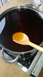 Fertig gekochtes Wachs
